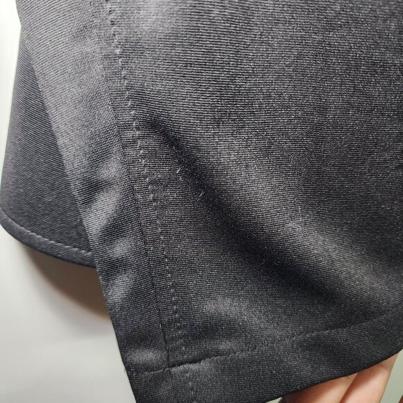 Black Chic Military-inspired blazer, jacket,  lightweight, mix blend material, l - Picture 5 of 13